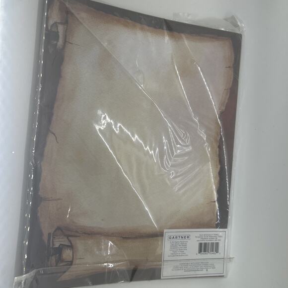 Gartner Studios Burgandy Scroll Stationery Paper 100ct Item 70463 - Picture 2 of 6